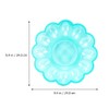 Lurrose Deviled Egg Platter Tray, 4Pcs Egg Holder Dish Flats