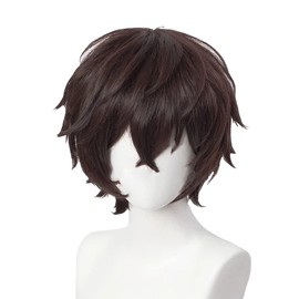 Bungo Stray Dogs Osamu Dazai Wig, Heat Resistant Wig, Cosplay Tool, Cultural Festival, School Festival, Anime Wig, Stage Performance, Manyu Exhibition, For Photography, Disguise Wig