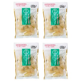 Kamioki Sangyo Aged Sweet Rakkyo Pickled Rakyo, Pickled Rakyo, 2.8 oz (80 g) x 4