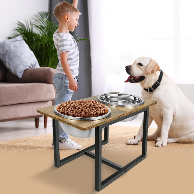 Elevated Dog Bowls for Large Dogs, Raised Dog Bowl Stand