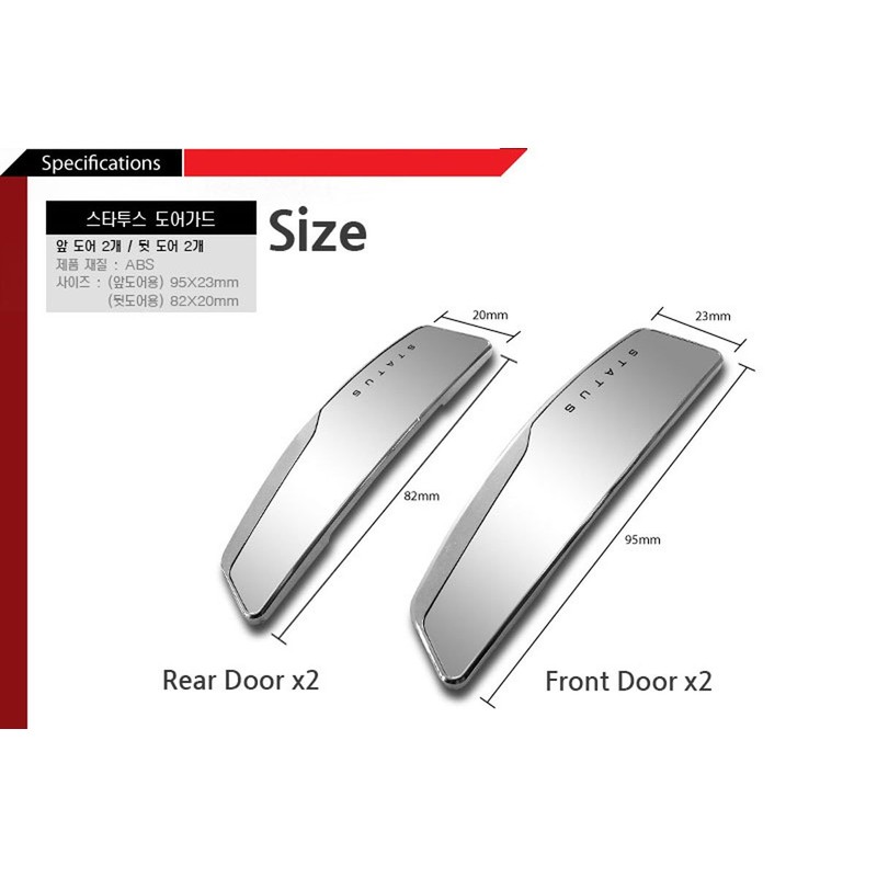 CAR Urethane Slim Door Edge Guards Door Protector Guard Molding