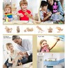 Puzzled 3D Puzzle Human Skeleton Wood Craft Construction Model Kit,