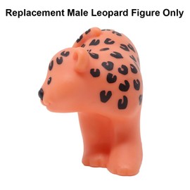 Little People Replacement Part for Fisher-Price Noah's Ark, Zoo or Safari Playset V8254 - Replacement Male Orange and Black Leopard