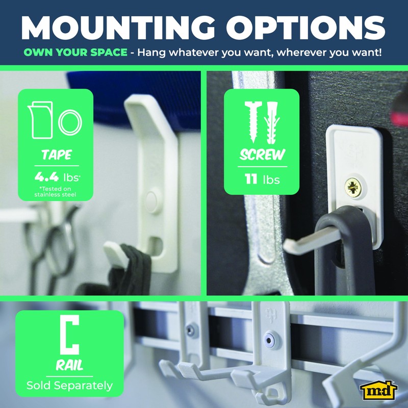 M-D Building Products 15003 Nimble Hook - White