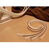 Cut or skin: strong blank leather, hallmarked leather, approx. 3-3.3