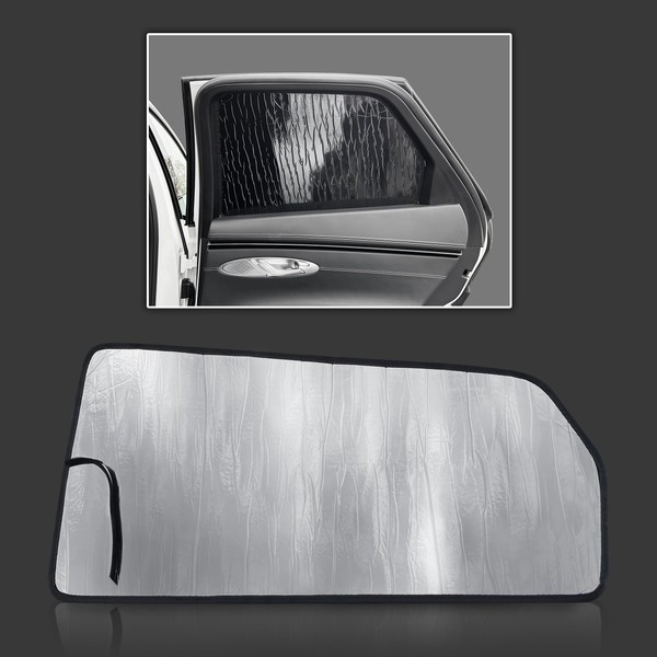 Custom Fit Rear Side 2nd Row Windows (2pcs) Sun Shade