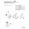 Olympia D-820T-MB Overflow and Waste Drain Trim Kit Matte Black