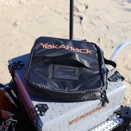 YakAttack 12” x 12” HD Bait Binder | Soft Bait Organizer & Fishing Lure Storage Case | Compact Tackle Bag for Plastics & Tools | Heavy-Duty Design for Kayak & Boat Anglers | Fishing Gear Holder