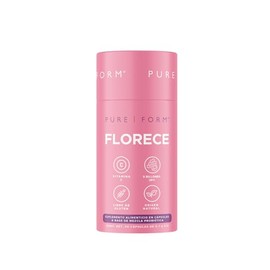 Pure Form Florece - Suplemento para Mujer en Cápsulas con Mezcla Probiótica Patentada 8S5B, Extracto de Arándano Rojo 37:1, Fibra Prebiótica de Inulin
