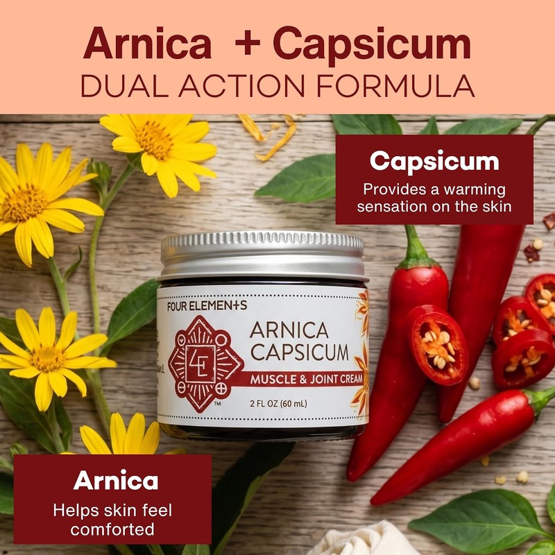 Arnica Capsicum Cream produced by Four Elements