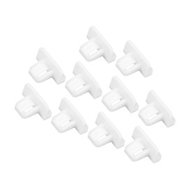Motoforti Fender Flare Bumper Clips, for Dodge Durango 2014-2021, Nylon, White, 10 Pc