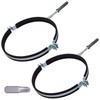 SKIR'CO Pipe Carrier with Rubber Lining for 200 mm Pipes,