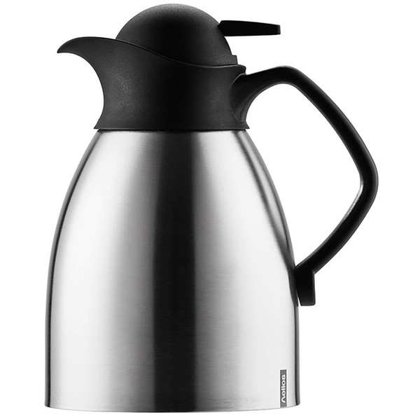 Helios Enduro Push Edelstahl-Isolierkanne, matt, 1 Liter
