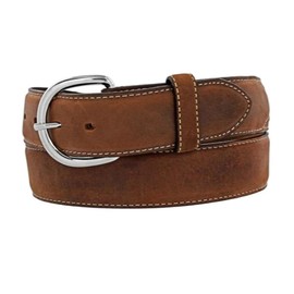 Silver Creek Men's Classic Brown Leather Belt 53709 Brown 40