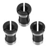 6 Pieces Collet Adapter, Steel Router Collet 6mm 6.35mm 8mm