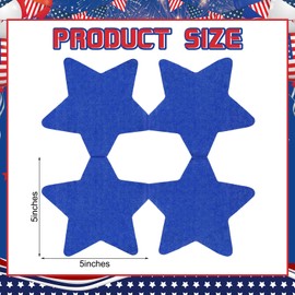 Nuanchu 200 Pcs American Flag Napkins 4th of July Patriotic Napkins Red White and Blue Disposable Paper Napkins USA Stars and Strips Hand Towels Cocktail Napkins for Independence Day (Star)