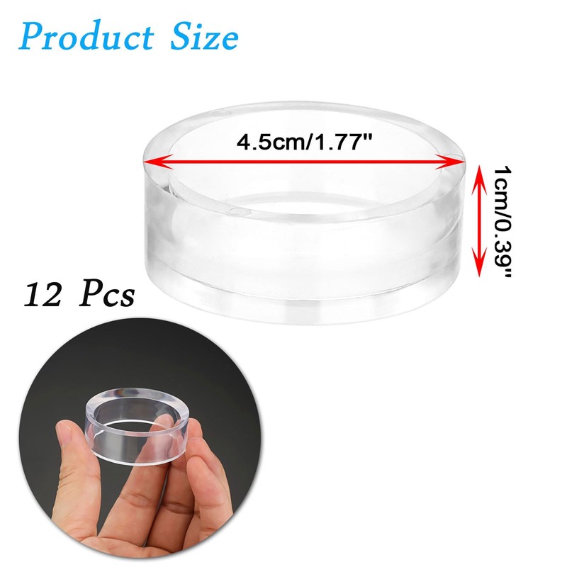 Hipiwe 12Pcs Sphere Hoder Stand Clear Sphere Display Stand Holder