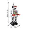 Freak Scene Superfreak Robot - High Wheel Robot - Silver