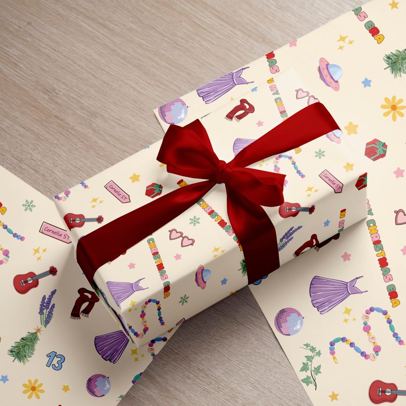 Bzelkry gift wrapping paper christmas