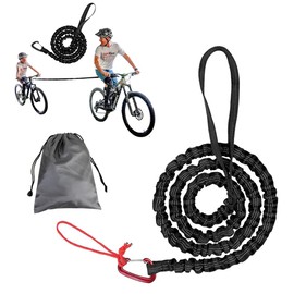 Madlife Garage 3 m Tow Rope Bicycle Children Bicycle Tow Rope Bicycle Tow Strap Elastic Children Elasticity Bicycle Tow Strap Black Bike Traction Rope