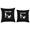 German Shorthaired Pointer mom Dinosaur Throw Pillow