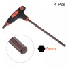 sourcing map 5mm Hex Key T-Handle Dual End Wrench Spanner,