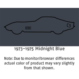 Mid America Motorworks 1973-1975 Corvette C3 Dark Blue Color Coat Interior Refinish 12oz Aerosol