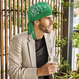 ihreesy Cycling Pirate Scarf Headband, Retro Pirate Cap Quick Adjustable Sports Headwear Bandana for Men and Women, pink