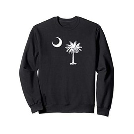 South Carolina Flag Palmetto Tree and Moon Graphic Design Sweatshirt