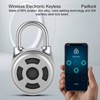 Universal Mini Wireless Metal Bluetooth Padlock Electronic Keyless Lock APP
