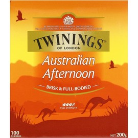 Twinings of London Australian Afternoon Tea - 100 Tea Bags - Full Bodied Black Tea Designed for Australia