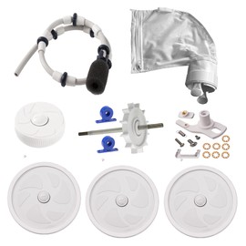 ATIE Pool Cleaner Tune Up Rebuild Kit Compatible with 280, TR28P Pool Cleaner Tune Up Kit A49 with Wheel, Tire, Drive Shaft, Turbine Bearing, All Purpoe Bag, Sweep Hose, Wheel Bearing, Tailsweep Pro
