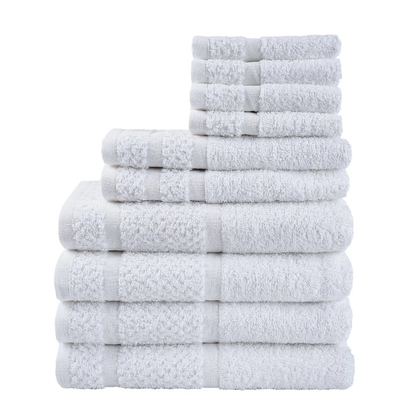 No Brand Mainstays 10 Piece Towel Set with Upgraded Softness