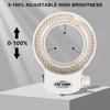 Iegefirm 144LEDs Ring Light for Microscope Lamp Light 6000K 0-100%