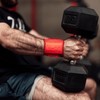 TuffWraps 16" Villain Wrist Wraps - Solid Red