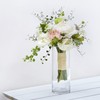 2 Pack Wall Hanging Glass Planters 1.85x5.9 Inch High Borosilicate