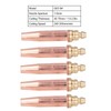 5PCS Cutting Tips Split Isobaric Propane Gas Welding Nozzles Machine