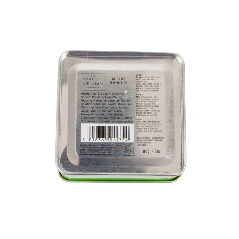 Well Done Soap in a Tin