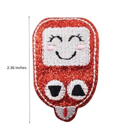 Glucose Meter Embroidered Iron On Patch for Nurse Doctor