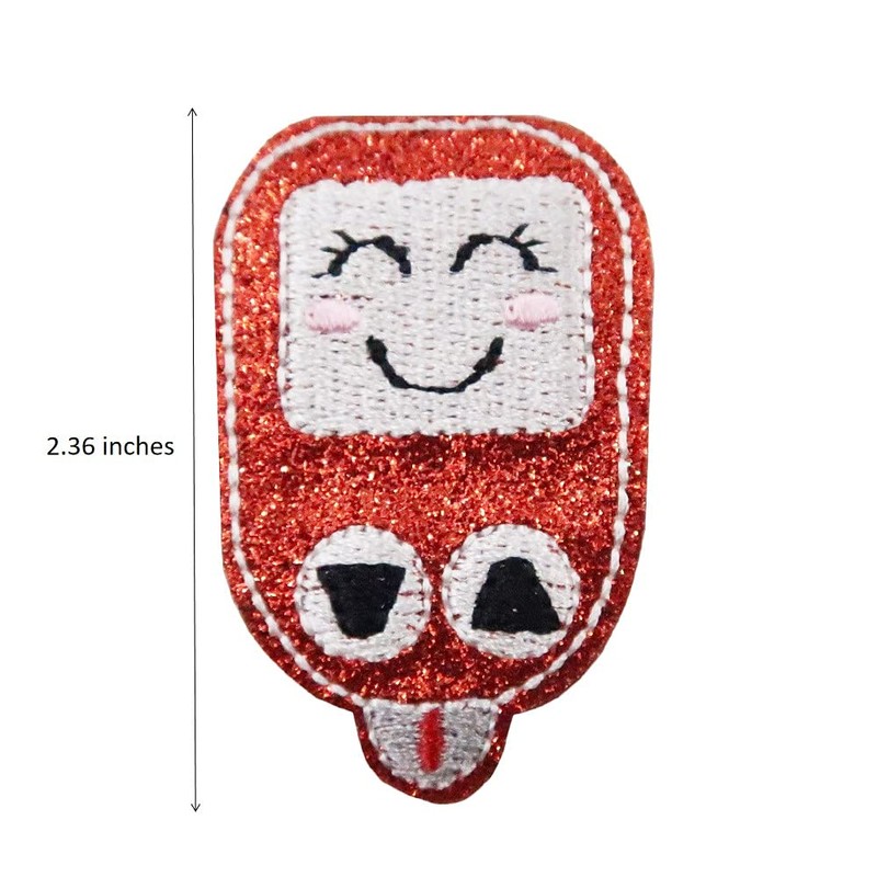 Glucose Meter Embroidered Iron On Patch for Nurse Doctor