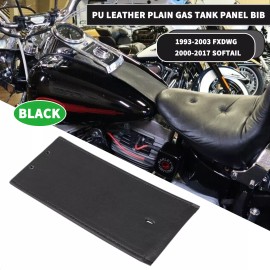 Unbranded PU Leather Plain Gas Tank Panel Bib For Harley Heritage Springer Blackline FXS