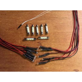 Pioneer  SX-828 LAMP KIT(8v BLUE LEDs) RECEIVER FRONT PANEL DIAL METER STEREO Pioneer