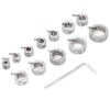 Fafeicy 12 Pieces 3-16 mm Drill Bit Depth Drill Bit