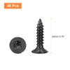 uxcell 40Pcs Flat Head Torx Screws, M5 x 20mm 304