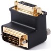 DTech DVI-I Female to DVI-D Male Right Angle Adapter DVI
