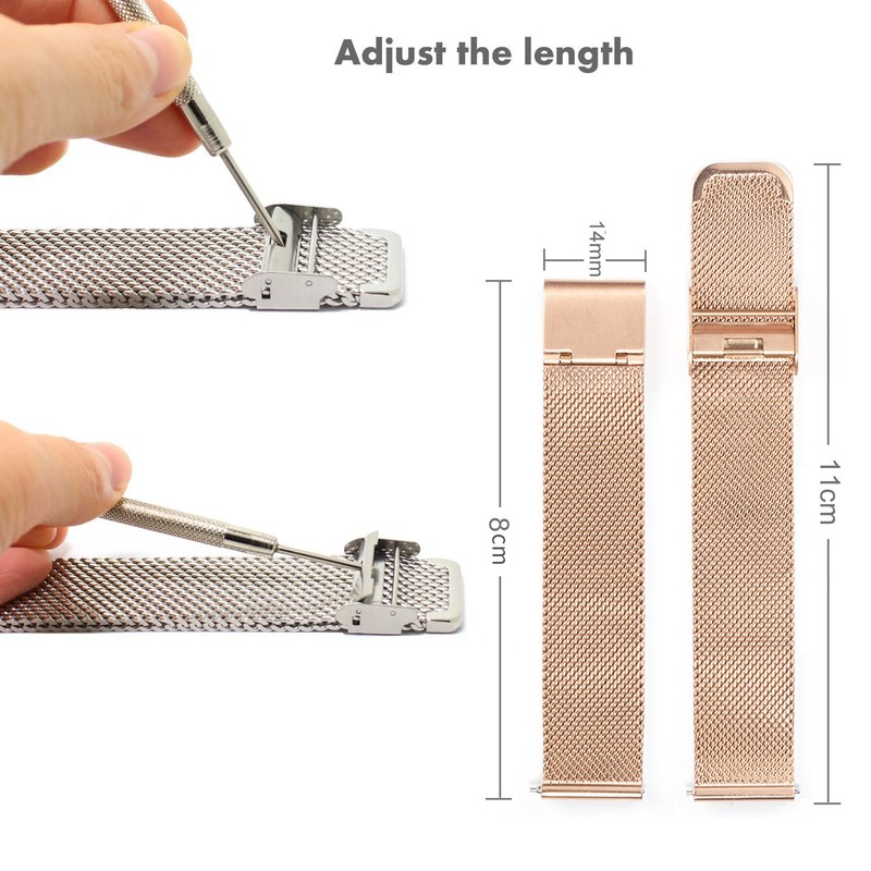 VICTORIA HYDE Fashion Rose Gold Women Watches Analog Quartz Replaceable