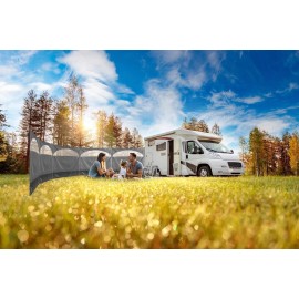 Summit Windbreaker Wind Privacy Screen RV Camping 5 Panel Garden Beach Blocker Shield G