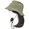 Cecraft 453560 Women's Bucket Hat (Sun Shade Included, Chin Strap),