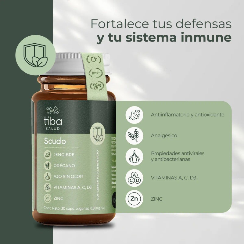 Laila + Scudo Tiba- Suplemento Cápsulas- Descanso Y Defensas