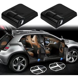 2pcs 3D Magnetic Car Door Step LED Welcome Logo Shadow Ghost Light Projector Lamp fits All Car Models (Helmet3) by DmStore